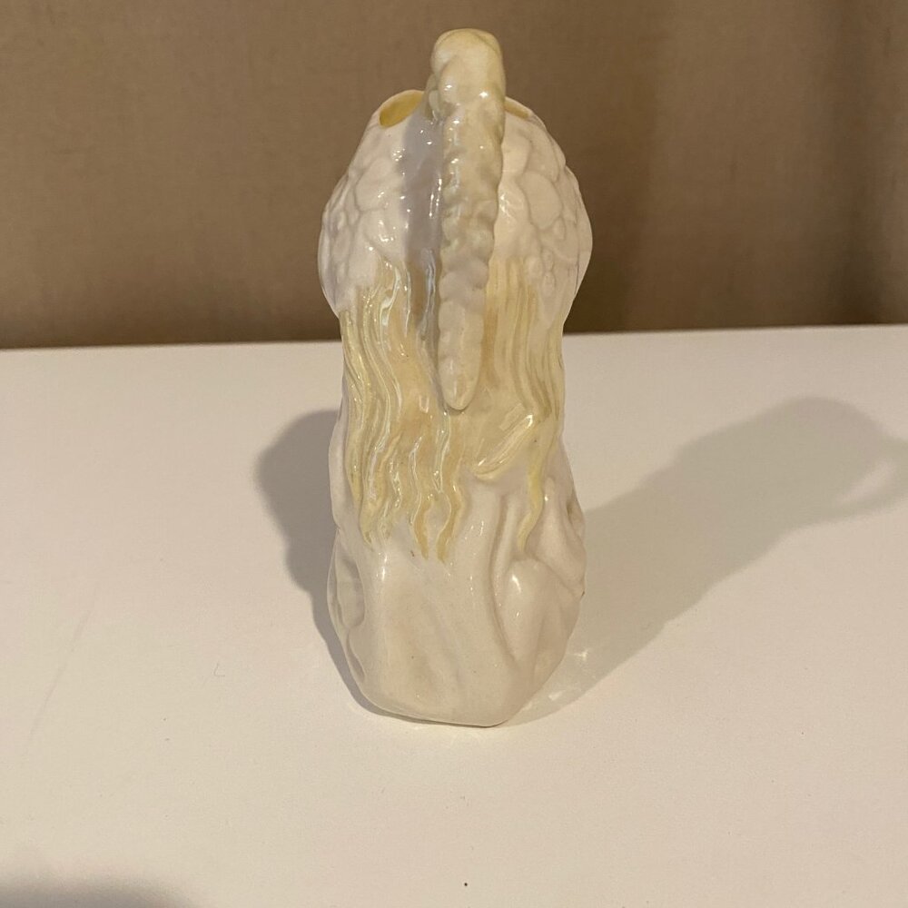 Belleek Ireland Creamer Undine‎ Water Nymph Maiden 4.5" Vintage - Picture 5 of 8